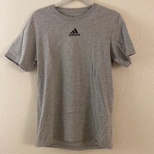 grey adidas tee shirt